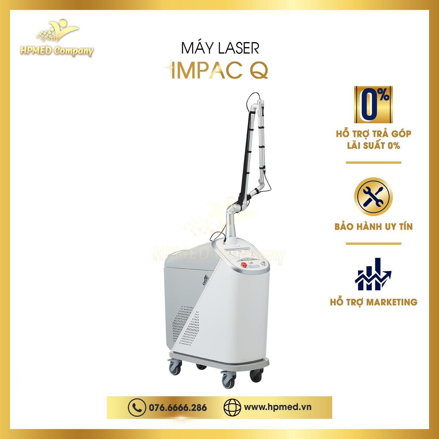 Máy Laser Impac Q | Cao Cấp Hàn Quốc