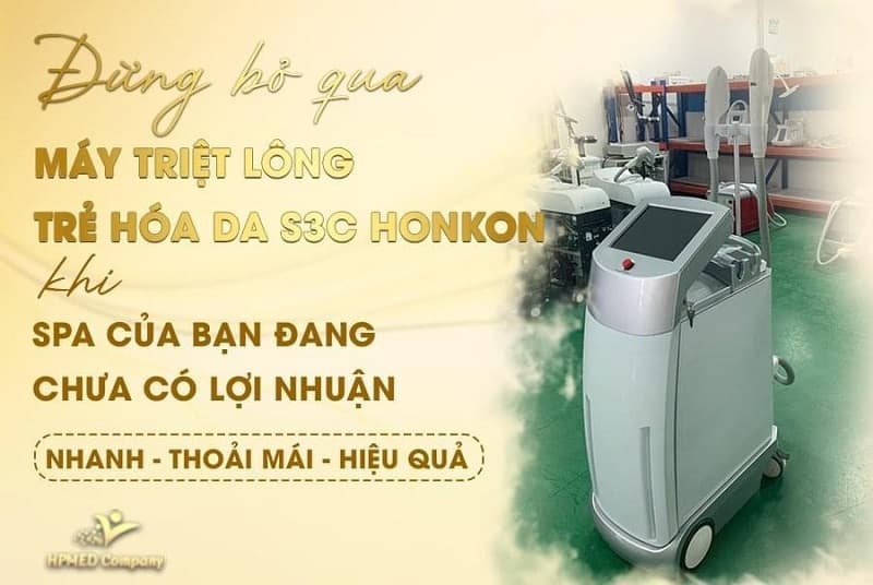 máy triệt lông s3c honkon máy triệt lông s3c honkon