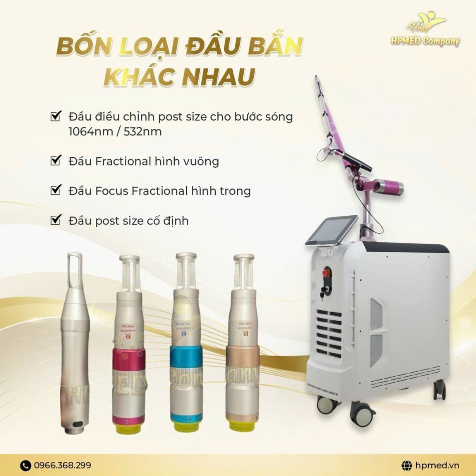 4 đầu bắn Laser Pico Ultra Iris